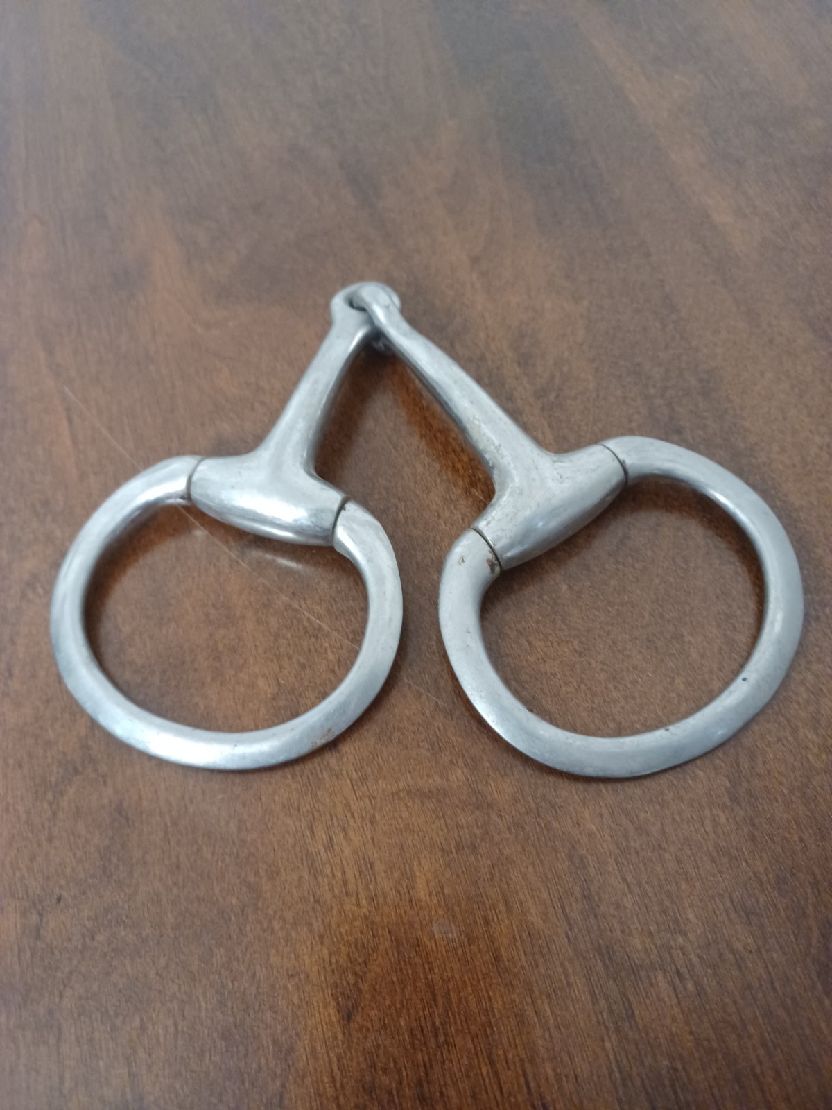 HORSE BITS 3 TOTAL  HACKAMORE, FRENCH FULL CHEEK SNAFFLE AND EGGBUTT SNAFFLE ALL