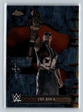 The Rock #75 2025 Topps Chrome WWE Cactus Jack