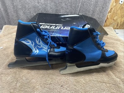 NEW Blade runner Ice Skates Youth Size 2 Zig Zag Double Blade