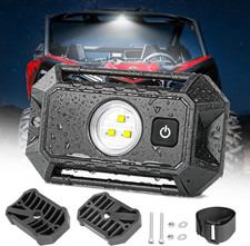 UTV LED Dome Light 12V with Switch, IP68 Waterproof Aluminum Universal Roll Bar