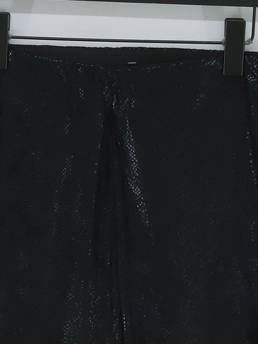 Zara Women's Leggings M Black Animal Print Polyester with Elastane Full length - Picture 3 of 5