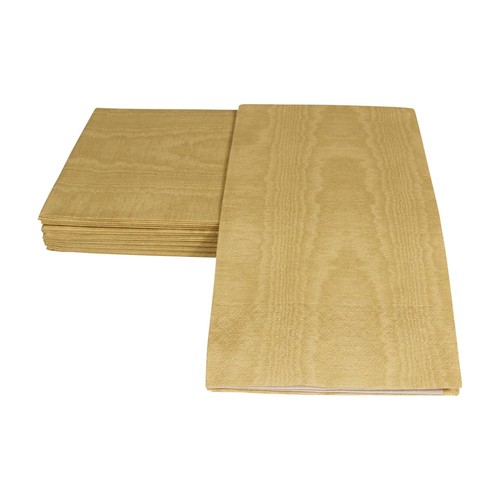 Caspari Moir Papier Gästetuch Servietten in Gold - 15 pro Paket 4 Packungen - Bild 3 von 6