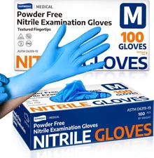 Medical Soft Max™ Nitrile Exam Gloves, 100 Count Latex-Free Powder-Free Non-Ster