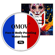 US Flag Red White Blue Face Paint 1Oz Non-Toxic, Water-Based for 4Th of July I