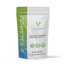 Vital Health S-Balance 60 Capsules Berberine ...