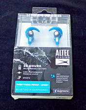 NOS ALTEC LANSING waterproof sport bluetooth earphone up to 20Hours play time