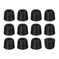 Memory Foam Earbud Tips 4.5mm/0.18" , 12Pcs - Large Ear Bud Tips, Black