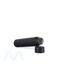 116mm Metal Push  Turn Screw On Tubes - Tamper Resistant, Standard Size Black 