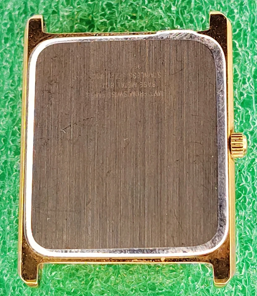 A73 Мужские работы Belair прямоугольник бак классический карнавальный лицо кварцевые часы лот - Изображение 2 из 3