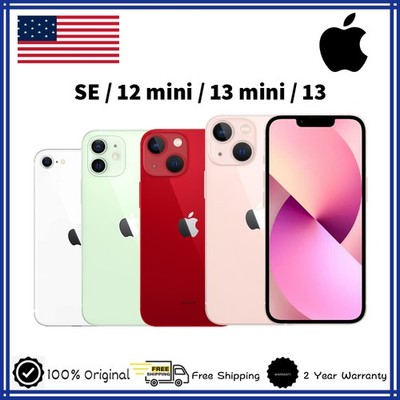 NEW Sealed Apple iPhone SE/13/13 Mini/12 Mini 64/128/256GB Unlocked FREE SHIPPIN