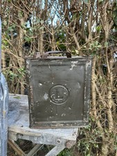 Vintage L Army WW2 Two Gallon Petrol Can Svoc 1944 Military Oil Tin Militaria 44