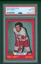 1973 O-Pee-Chee Hockey Card - #49 Nick Libett, PSA 8 NM/MT