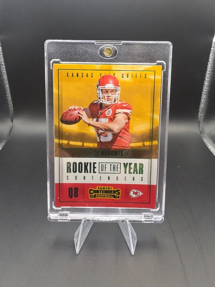 Panini 2017 Contenders Patrick Mahomes II Rookie of the Year EMERALD#RY-3 Chiefs