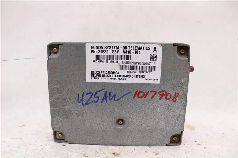 MÓDULO DE CONTROL DE COMUNICACIÓN ORDENADOR Acura MDX 05 06 39530S3VA81 1017908 Foto 2 de 4