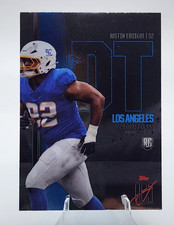 2024 Topps Signature Class Chrome #RCV-79 Justin Eboigbe RC Los Angeles Rams