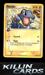 Totodile (Delta Species) 67/101 Pokemon Common Dragon Frontiers Card LP