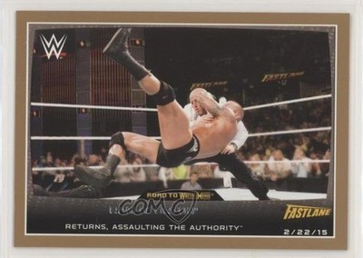 2015 Topps WWE Road to Wrestlemania Bronze Randy Orton #91 3c7