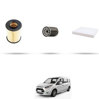 Hoffcar Set Service - 3 Filter Kompatibel Mit Ford Tourneo Connect II 1.0 Eco