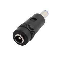 2.1mm x 5.5mm DC Power Coupler Male to Female Connector Black