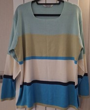 Instyle Collection Striped Jumper   Size M-L  Winter Edit  Cozy  Colourful La