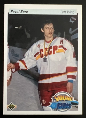 1990-91 Upper Deck Hockey Pavel Bure Rookie 526 Young Guns
