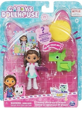 Gabby's Dollhouse Cat Adventures  Gabby' the Brave & Dragon *BRAND NEW*