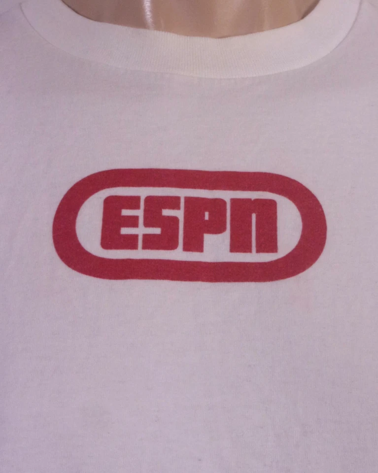 vintage 90s 00s Y2K rare E by ESPN T-Shirt Long Sleeve Classic Logo SZ L - Image 2 of 4