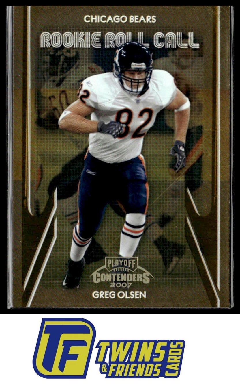 Greg Olsen Playoff Contenders Rookie Roll Call #RRC11 Gold