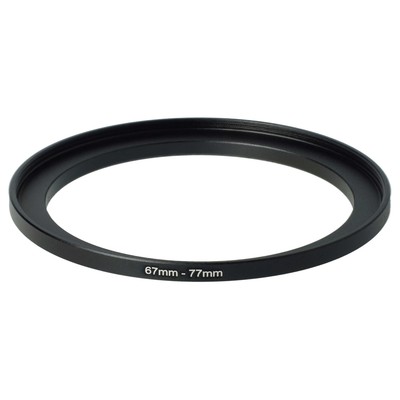 Step Up Ring Adapter von 67mm auf 77mm für Kamera Objektiv schwarz