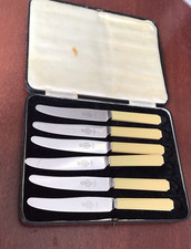 Art Deco Boxed Set Of 6 Dessert cutlery set 
