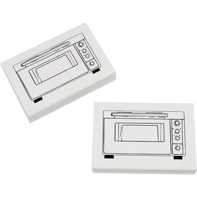 2 Radiergummis/Gummis ''Geschlossener Ofen'' 45 mm (ER00043978)