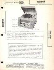 Sams Photofact David Bogen EX-326 Amp Service Manual w/ Schematics original 