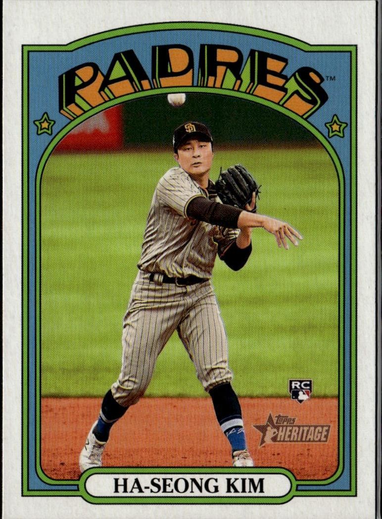 2021 Topps Heritage #619b Ha-Seong Kim Action