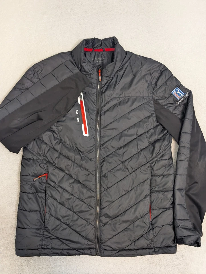 Sunice PGA Champions Golf Relleno Bolsillos con Cremallera Hombres Talla Grande Ajustable Negro Foto 2 de 4