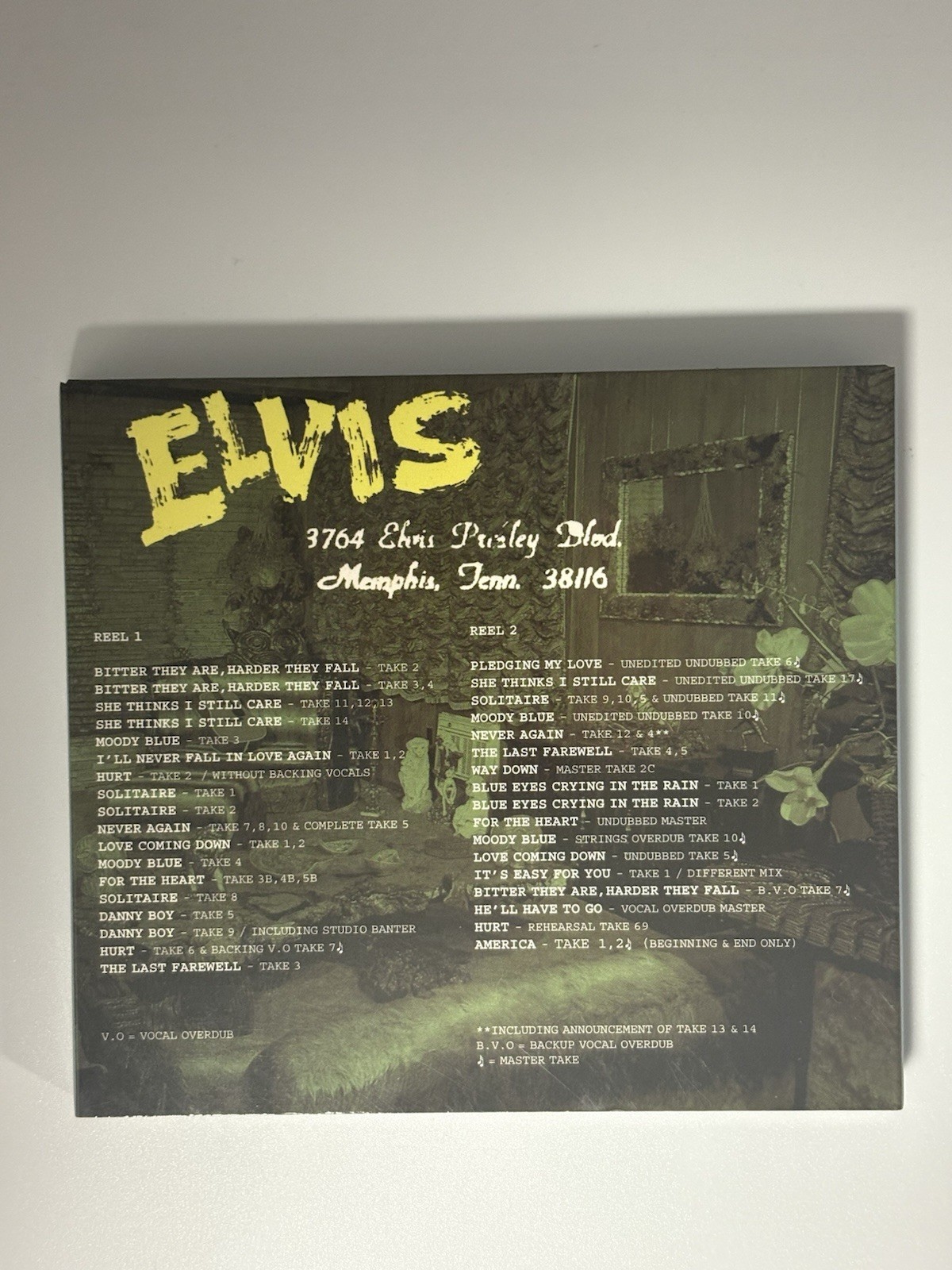Elvis Presley 3764 Elvis Presley BLVD FTD 2 CD Set 