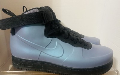 Size 11 -Nike Air Force 1 Foamposite  Light Carbon  Cup Men s Rare Unique