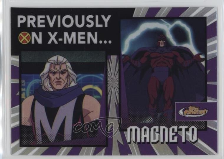 2025 Topps Finest X-Men '97 Previously On X-Men Magneto #PO-1 1i3m