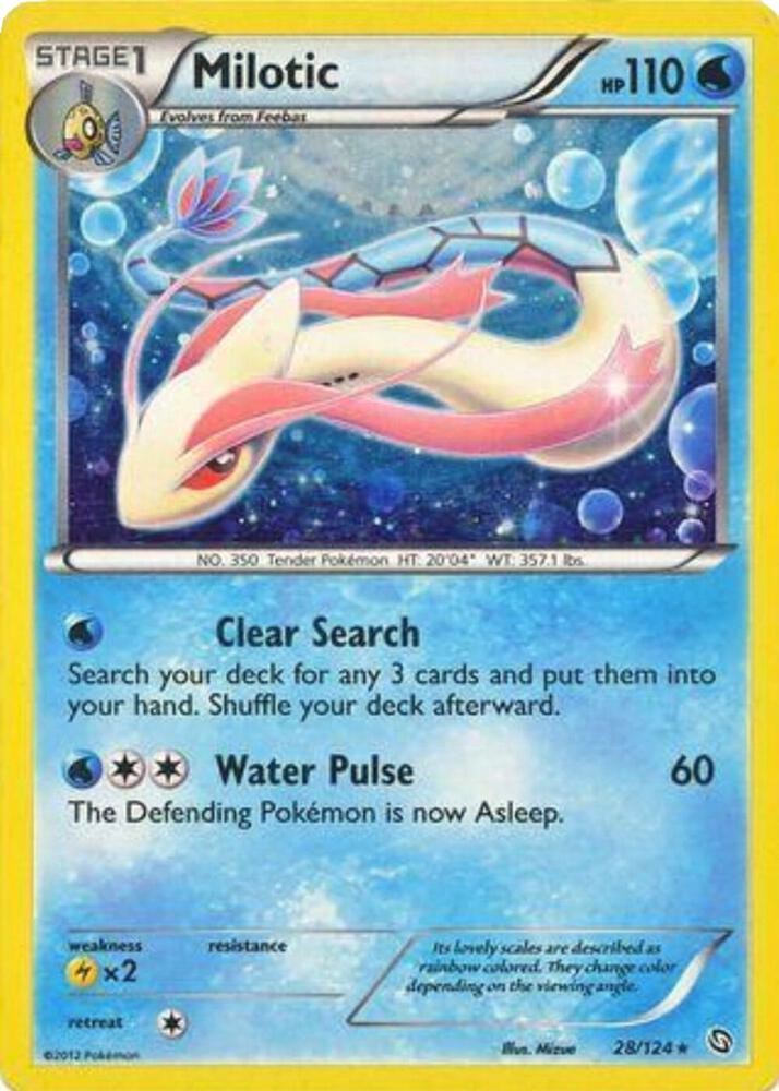 Pokemon Milotic (28/142) Dragons Exalted LP HOLO-