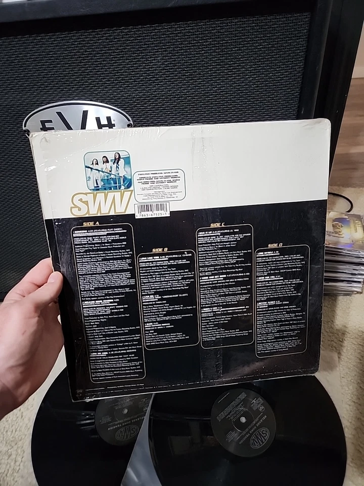 SWV Release Some Tension 2lp Vinyl 1997 1st Press Shrink/Hype VG+/VG+ Wax Foto 3 de 4