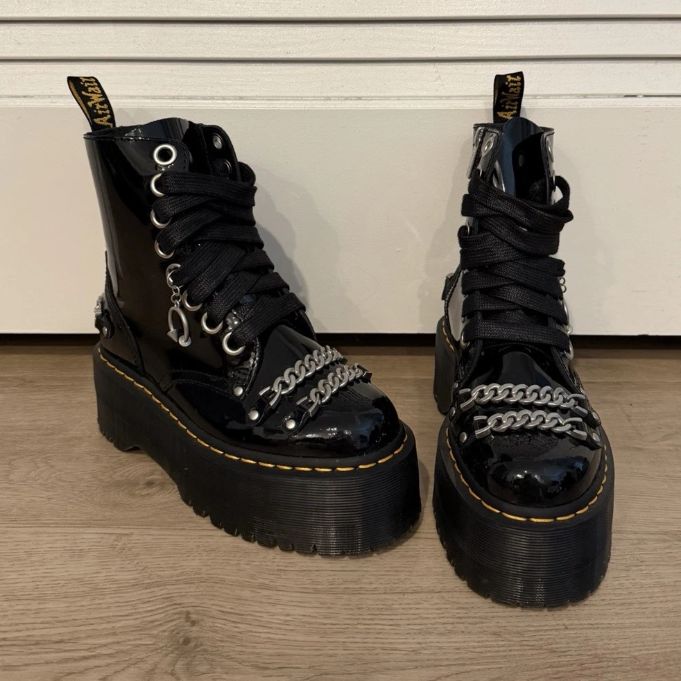 Dr. Martens Jadon Black Boots for Women for sale - eBay