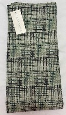 NWT Printed Linen Cool Washed Shades Of Green Fabric Shower Curtain - Casaluna