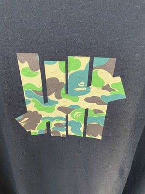 Bape x Undefeated 5 Strike Camo Tee T-shirt A Bathing Ape Sz XL | eBay