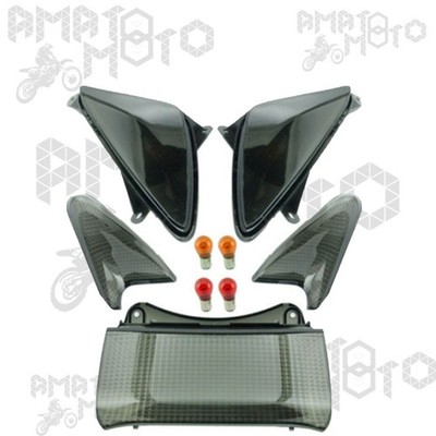 77206373H GEMME KIT + BLINKER VORNE ''BLACK'' YAMAHA TMAX 500 2001/2006