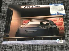 BOB COSTAS SIGNED AUTOGRAPH 8X10 PHOTO CARS DISNEY CUTLASS PIXAR BECKETT BAS COA
