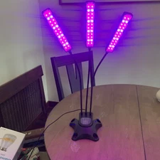 Bell + Howell Bionic LED Flexible Indoor Grow Light with 3 Adjustable Light Head