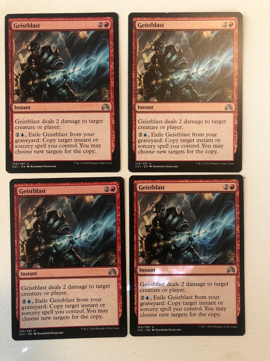 Magic The Gathering – Geistblast Foil Karte (Shadows Over Innistrad) – Sammlerkarte Für MTG-Decks