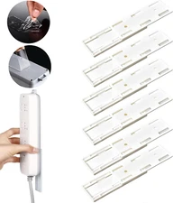 Power Strip Holder Wall Mount, Adhesive Punch-Free Socket Holder, Space-Saving P