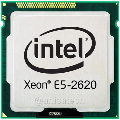 4x Intel Xeon E5-2620 6-Core 2,50GHz 15MB 7,2GT/s FCLGA2011 Prozessor SR0KW 