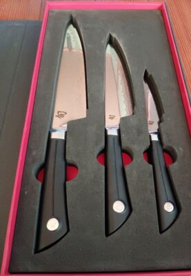 Kai Shun Sora Kochmesser 3er Set Sangotoku Kleinmesser Utility VG10