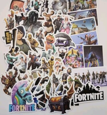 Lot Of 50 Video Game Fortnite Craft Laptop Phone Wall Vinyl Decal ...